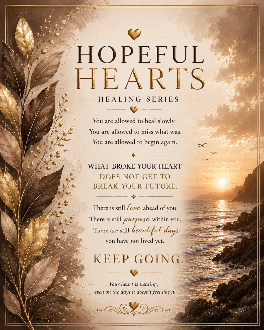 Hopeful Hearts Healing Series canvas — Ivory Canvas